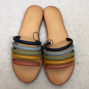 Coconuts by Matisse NWOT rainbow sandals 🌈